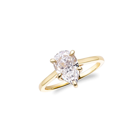 Charlotte Pear Diamond Ring