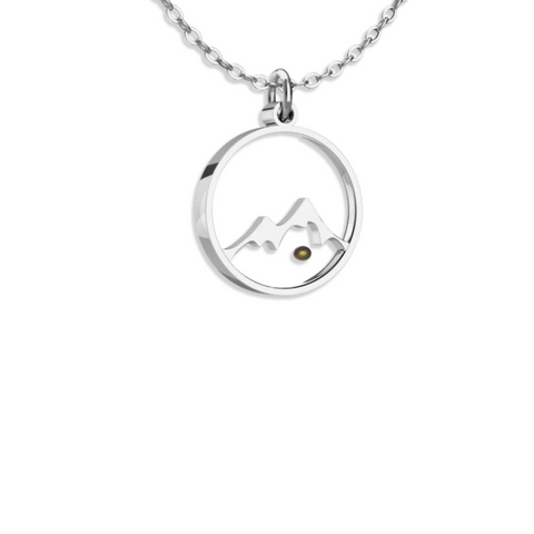 MUSTARD SEED MOUNTAIN NECKLACE | SILVER
