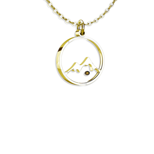 MUSTARD SEED MOUNTAIN NECKLACE | GOLD