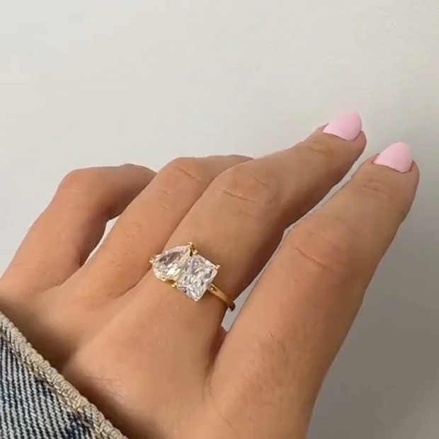 Tiffany Dual Diamond Ring
